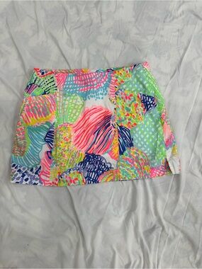 Vibrant Multi-Color Printed Mini Skort Lilly Pulitzer